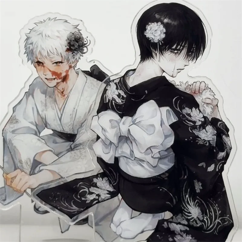 De Zomer Hikaru Died Hikaru Indo Tsujinaka Yoshiki Cosplay Stand Model Plaat Acryl Ornament Desktop Figuur Accessoires Props