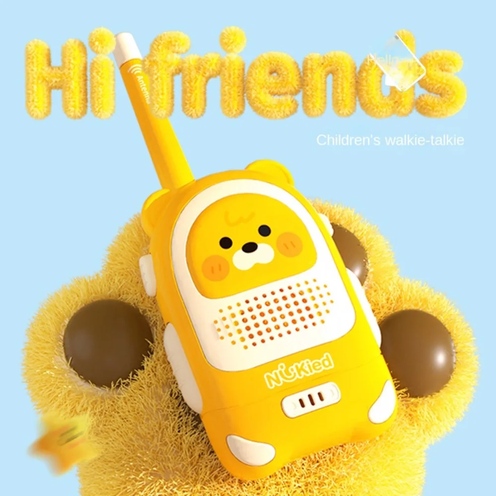 Interactive Toy Mini Wireless Walkie Talkie Handheld Portable Children Cartoon Walkie-Talkie Wireless Intercom