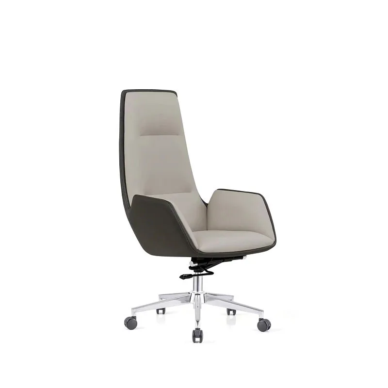 Modern simple boss c hair President swivel chair Home study reclining office chai r Happy backrest Comfortable desk ch air