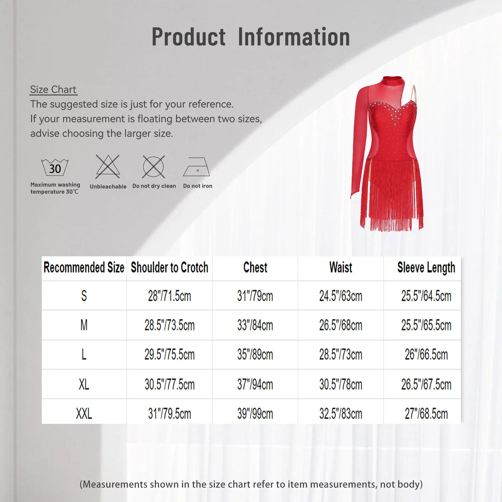 

Latin Dress Women Dance Jazz Figure Skating Dancewear One Sleeve Sheer Mesh Patchwork Bodysuits Fringed Skirts Samba Salsa Dress