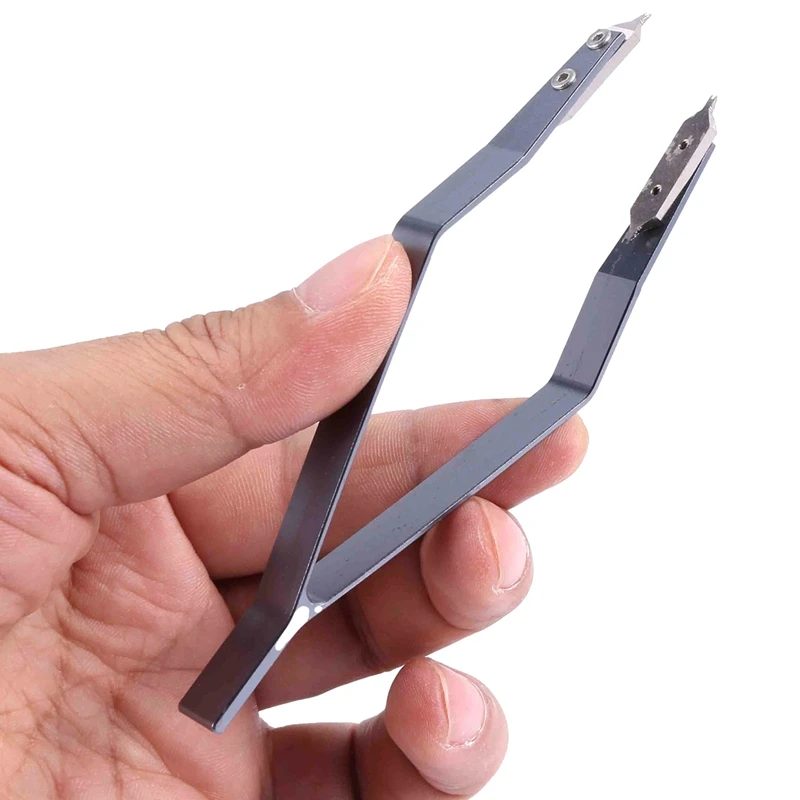 Stainless Steel 7825 V Type Watch Spring Bar Tweezers For Watch Repair