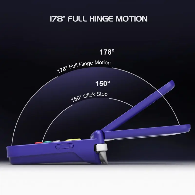 Retroid Pocket Flip2 Game Console 1080p Folding Game Console AMOLED 500Nits 5.5" Screen 5000mAh Handheld Game Machine Custom