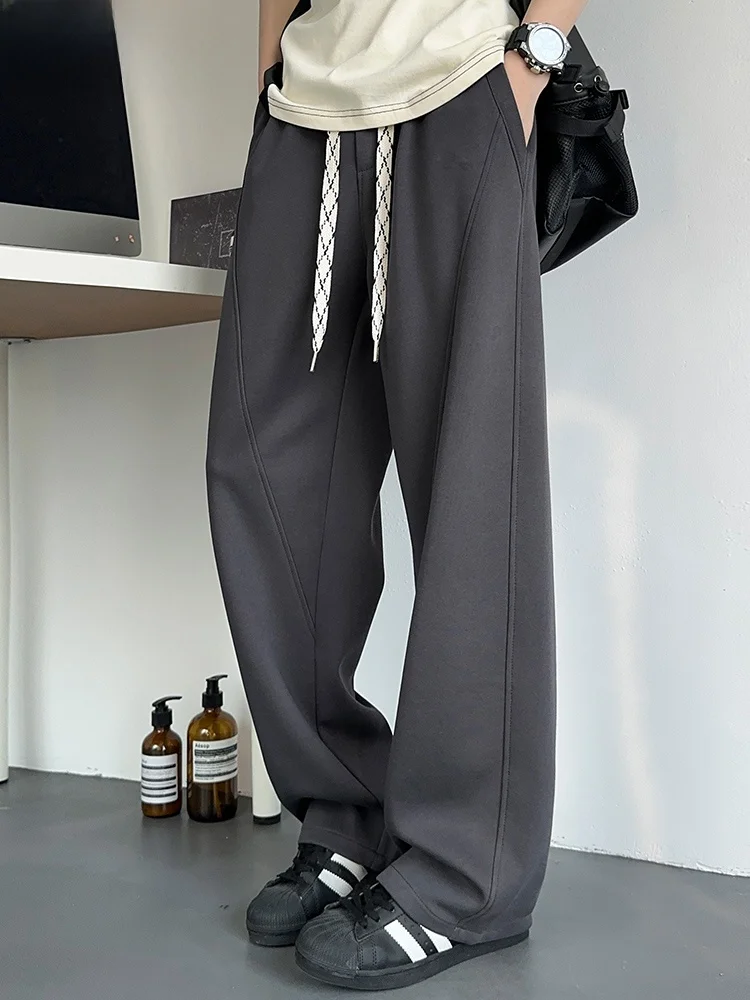 

Весенне-осенние мужские свободные повседневные тонкие функциональные длинные брюки в стиле ретро, спортивные брюки, модные молодежные активные брюки из хлопка и полиэстера...