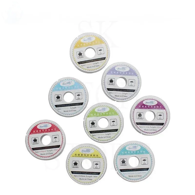 Specjalny drut diamentowy ze stopu złota i molibdenu Linia do cięcia drutu LCD Naprawa separatora ekranu 100m