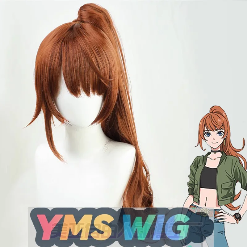 

[YMS WIG]Takt Op Destiny Anna Schneider Косплей Парик Красный Коричневый Высокий Хвост `