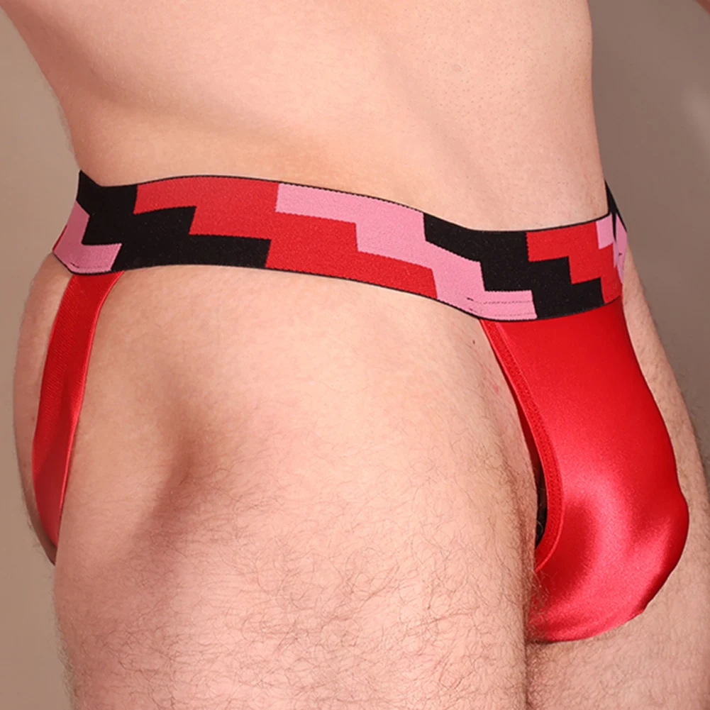 Mens Oil Shiny Glossy Underwear Low Rise Thong Sissy Bikini Open Butt Briefs Sexy Accessories Hot TrunksUnderpants Men's Panties