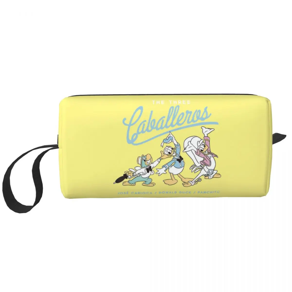 

Изготовленная на заказ сумка для туалетных принадлежностей «Три Caballeros Donald Duck», женский косметический органайзер для макияжа, женский чехол для хранения косметики Dopp Kit Case