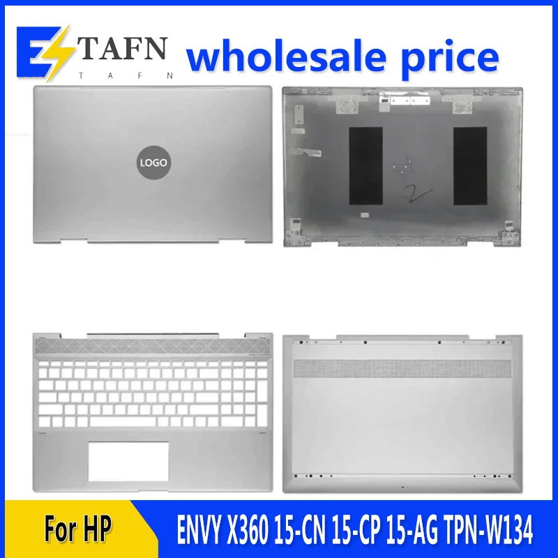 

New For HP ENVY X360 15-CN 15-CP 15-AG TPN-W134 Laptop LCD Back Cover Front Bezel Upper Palmrest Bottom Base Case Keyboard Hinge