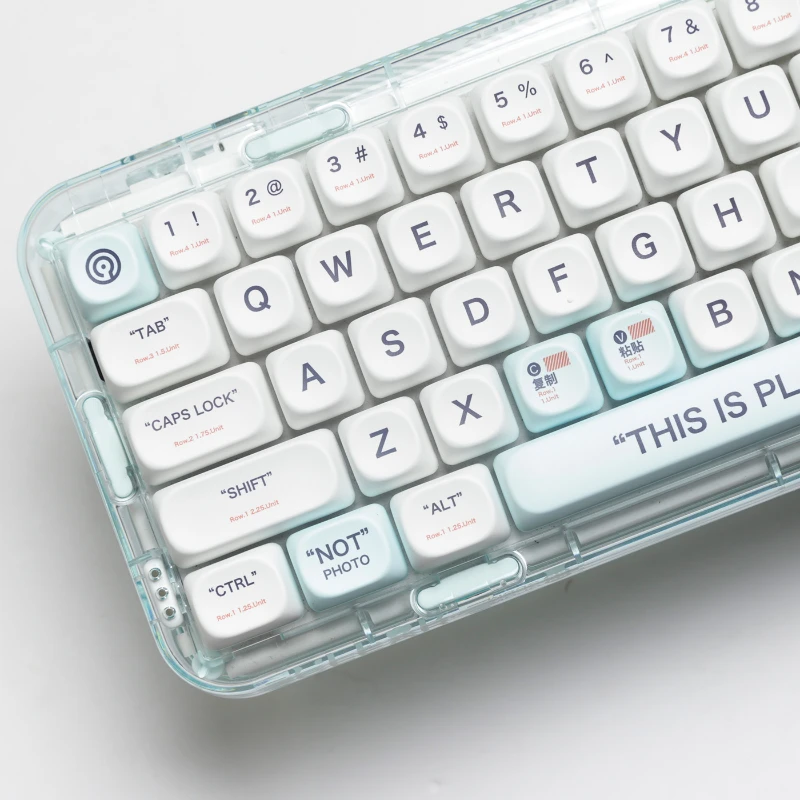 

F99 Classic Vintage Cute Keycaps Custom White PBT MAC Supplement Dye-sub MOA Keycaps Mechanical Keyboard HI75 HI8 K99 104 F87