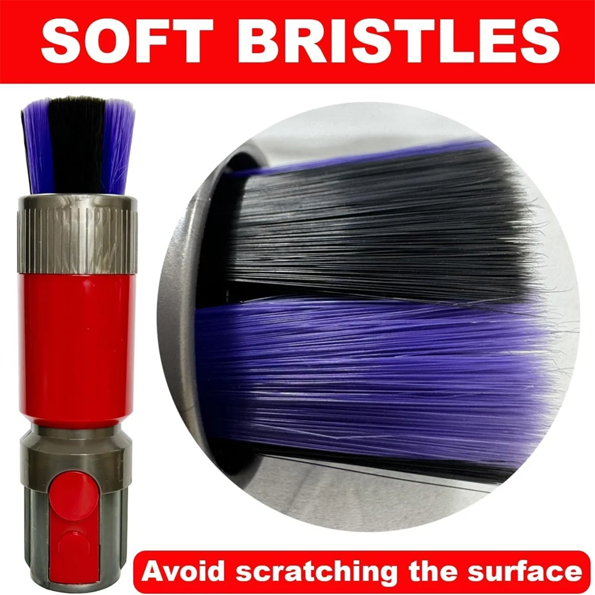 Eco-friendly Replacement Attachments Compatible for Dyson V7 V8 V10 V11 V15 Gen5 - Vacuum Accessories for Home & Car Cleaning