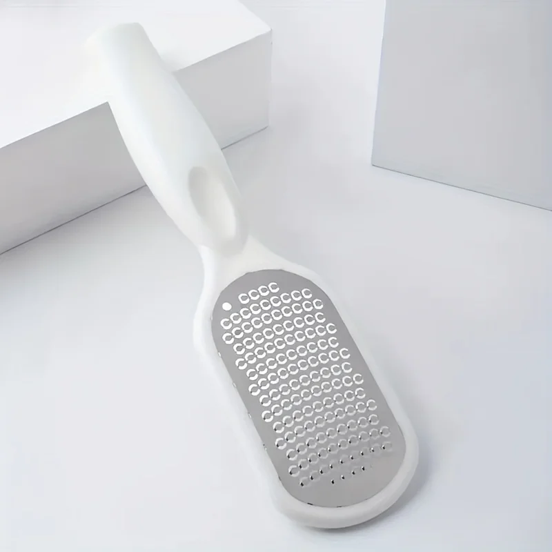 مبرد قدم احترافي من الفولاذ المقاوم للصدأ شديد التحمل - درع مقاوم للرذاذ، مناسب للباديكير والمانيكير (المنزل والصالون)