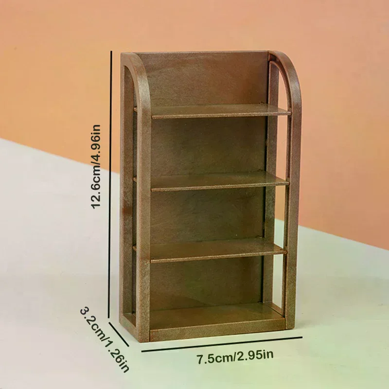 1:12 Casa delle bambole in miniatura Scaffale da supermercato Espositore Scaffale di stoccaggio Decorazione scena Accessori per casa delle bambole giocattolo