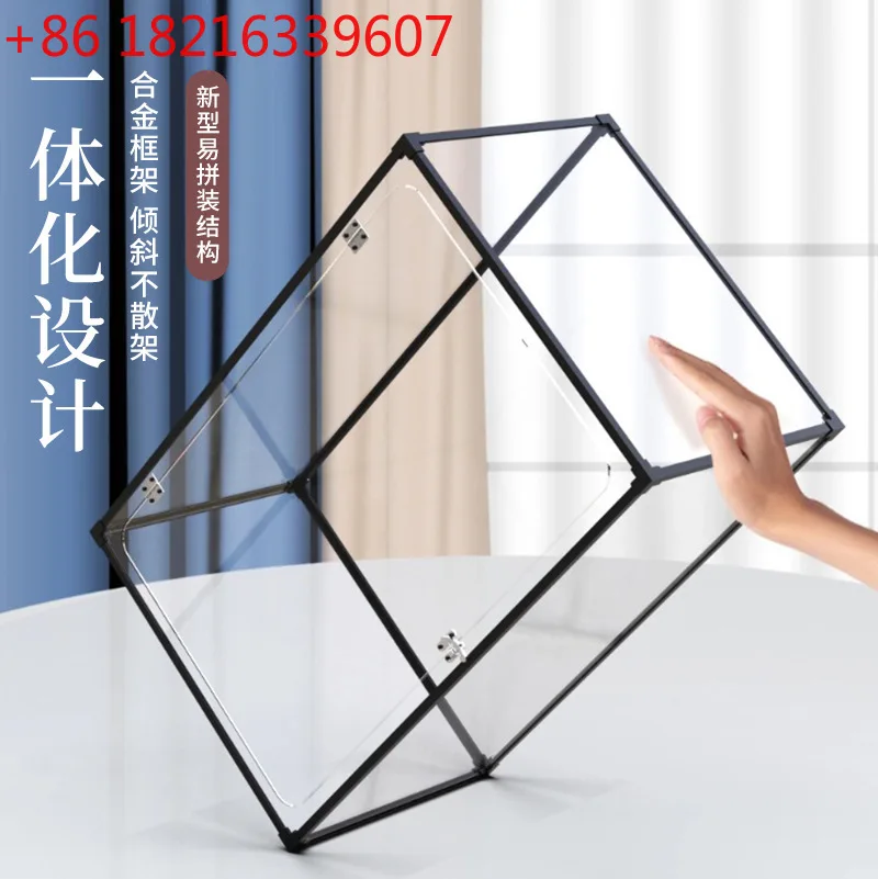 YAO figure storage transparent box dust cover acrylic building block display cabinet