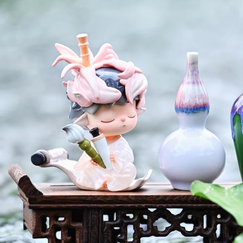 Новый Heyone MIMI «Поэзия времени в четыре сезона», слепая коробка, уникальная новая игрушка в национальном стиле для украшения рабочего стола в подарок