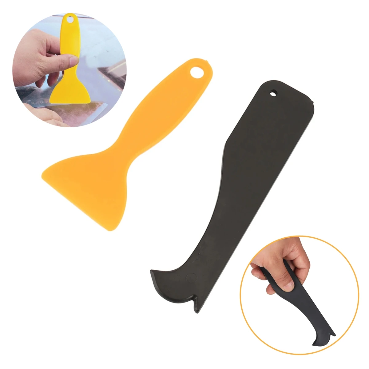 Household Multipurpose Caulking Tools Glass Cement Tile Marble Silicone Scraper Portable Grout Remover Device 1 set (1/4/5/6Pcs)