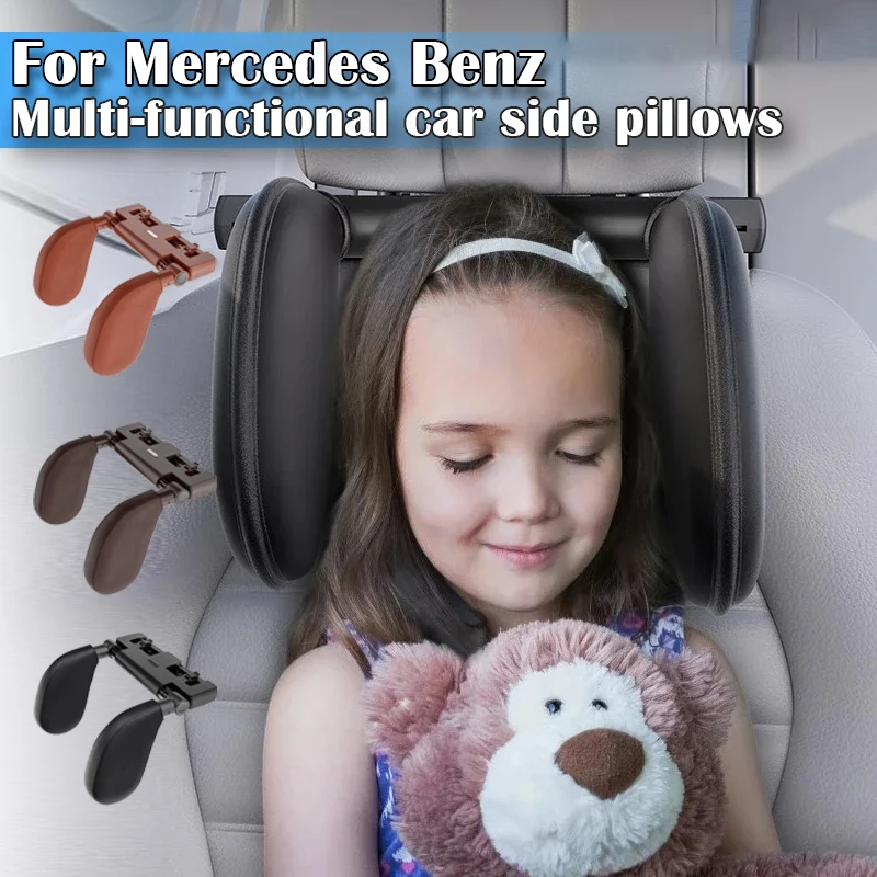 

Cervical Pillow with Memory Foam & Side Pads Ergonomic For Mercedes Benz A B C E Class GLS GLA GLK GLC CLS CLA AMG W204 W205