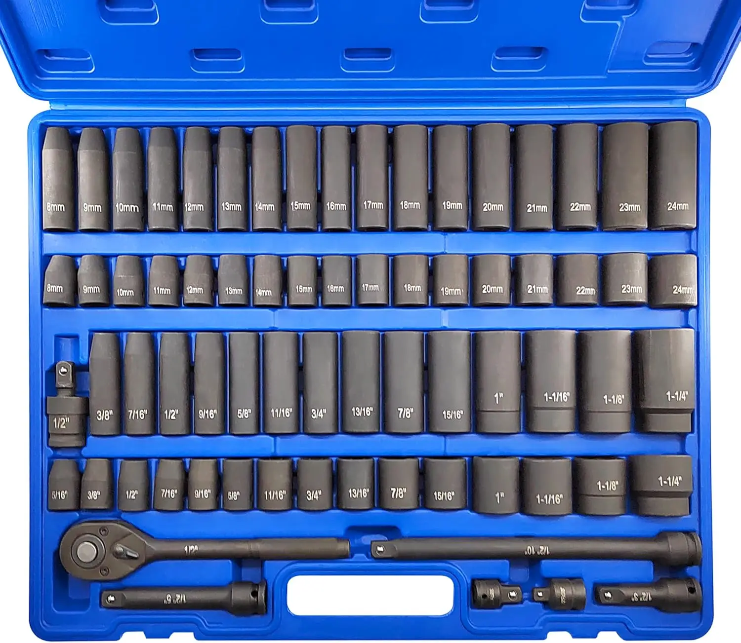 70-Piece 1/2" Drive…