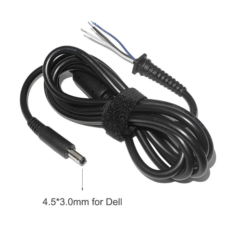 1.2m DC 5.5 X 2.5 5.5*3.0mm Power Supply Plug Connector with Cord / Cable for Laptop Adapter