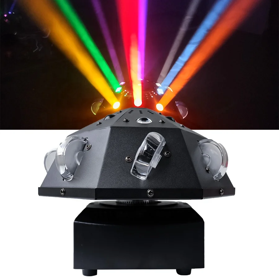 Mushroom Night Led Light Rotating Karaoke Hall Burst Flashing Rock Disco Bar Beam Spotlights Dj Dance Lights Whirlw