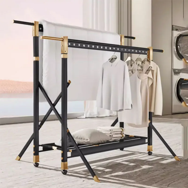 Room Movable Clothes Hanger Extender Clips Pretty Foldable Organizer Coat Racks Storage Trouser Cabides Laundry Accessories