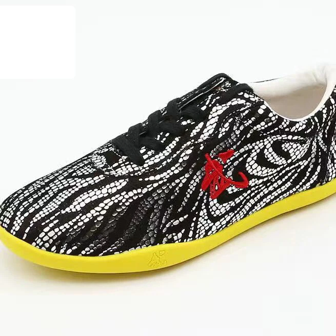 Zebra-stripe Chinese Traditional Kung Fu Taiji Tai Chi Shoes  display picture 2