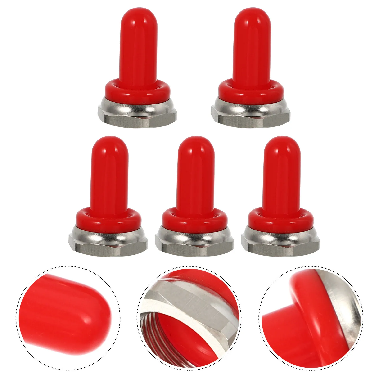 

5Pcs Waterproof Safety Covers High Durable Protection for Circuit Buttons Home Office Use Covers