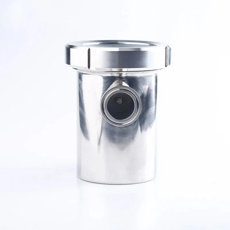 304 Stainless Steel Air Gap Floor Drain Quick Clamp Visible Anti-Backflow Drainage Separator