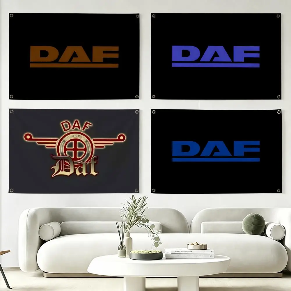 D-dAF Brand Trucks Car Flags Flag Suitable For Party Club Outdoor Interior Wall Art Decoration Banner Gift