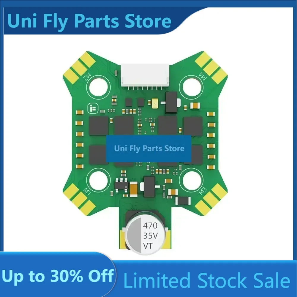 IFlight BLITZ Mini F7 Stack With BLITZ Mini F7 V1.2 Flight Controller / BLITZ Mini E55 4-IN-1 2-6S ESC For FPV Racing DronUniFly