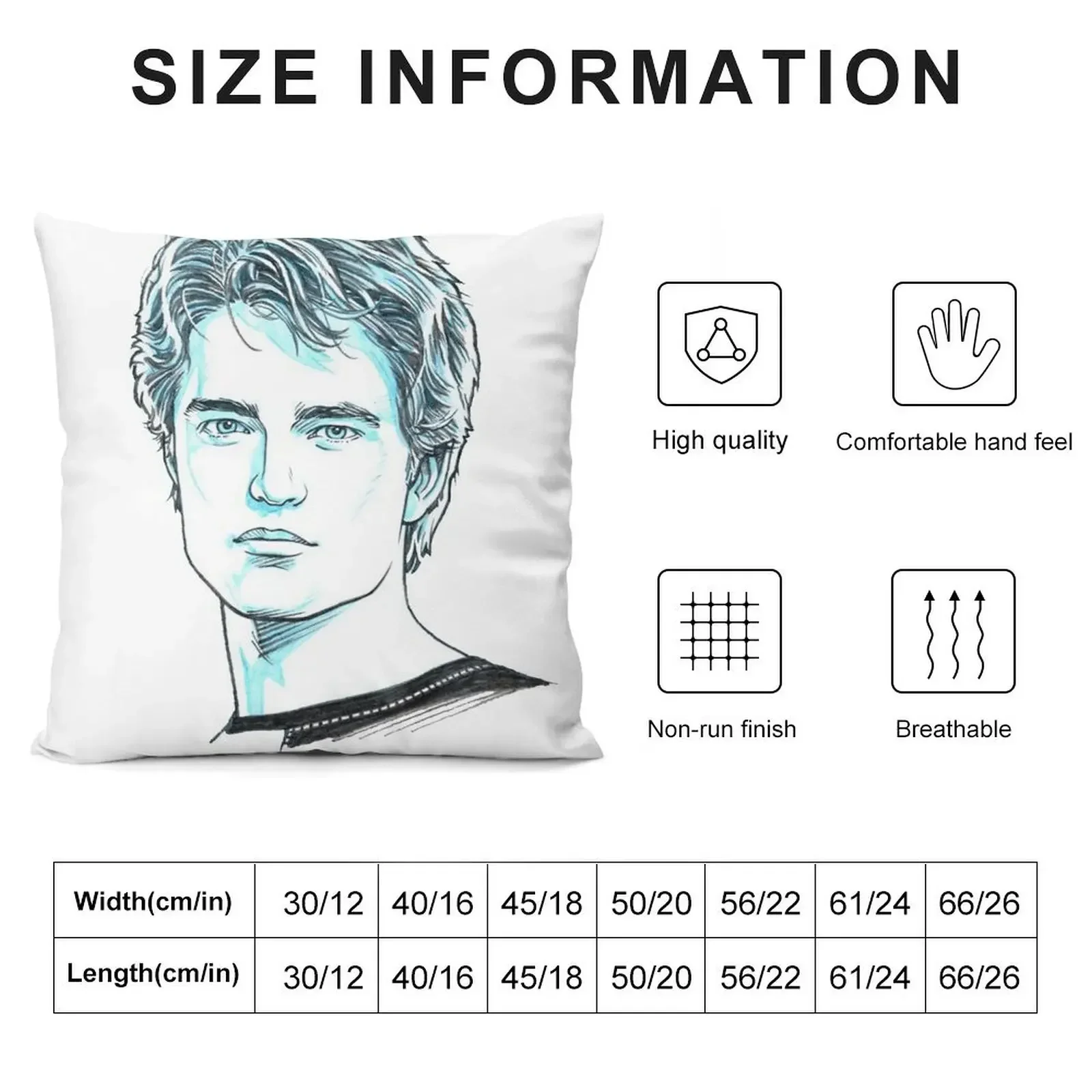 Cedric Diggory Throw Pillow Custom Cushion christmas supplies pillow