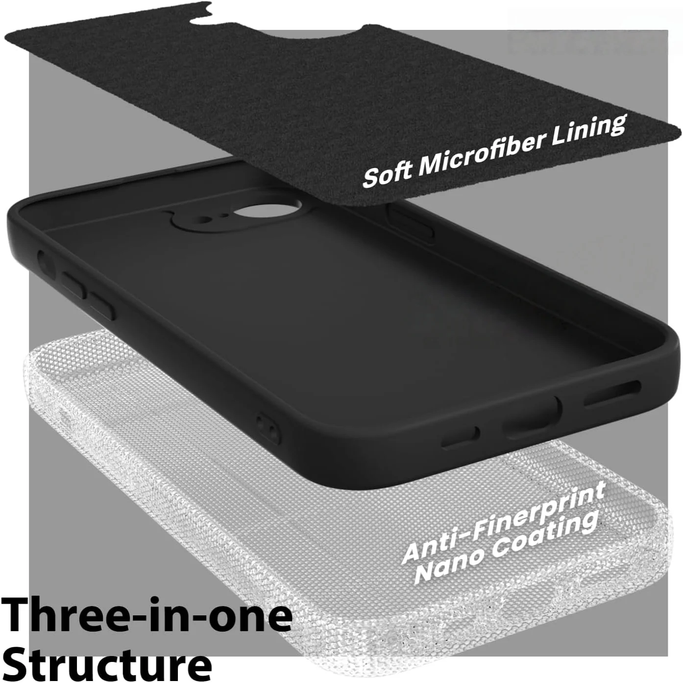 Modische Einfarbige Stoßfeste Schutzhülle aus Flüssigsilikon für iPhone 17e/16e/SE2022/SE2020/8/7/8+/7+/Xs Max/XR/XS/X – Detail 5