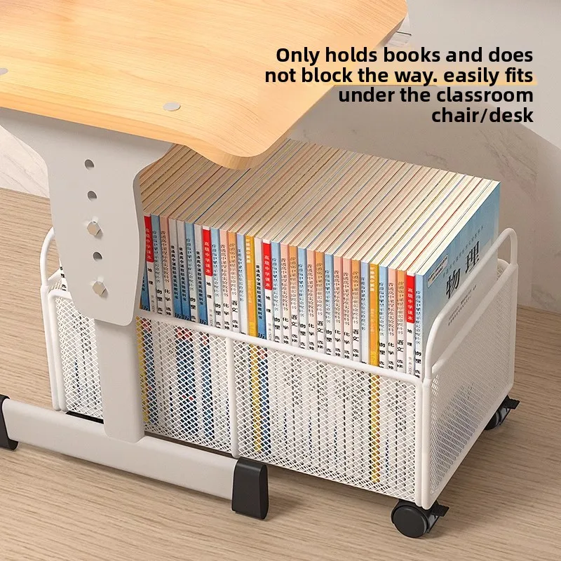 

Современный ящик для хранения книг Sle, студенческий класс, ящик для книг для школьников, передвижная организация книг под настольным стулом