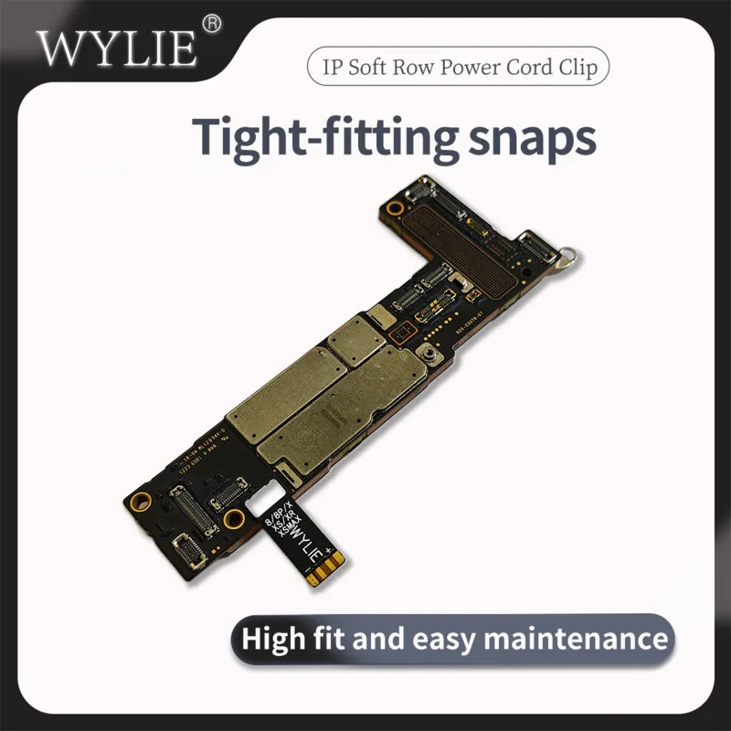 WYLIE for iPhone 6-16Pro Series US Version tool set IP Card Flex Ca‮lb‬e with Built-in  Card Ribbon Cable Layering Card Sticker