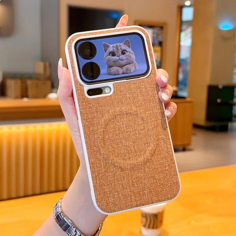 حافظة هاتف قماشية جديدة لهاتف شاومي 17Pro/17/17Promax حافظة صلبة مغناطيسية