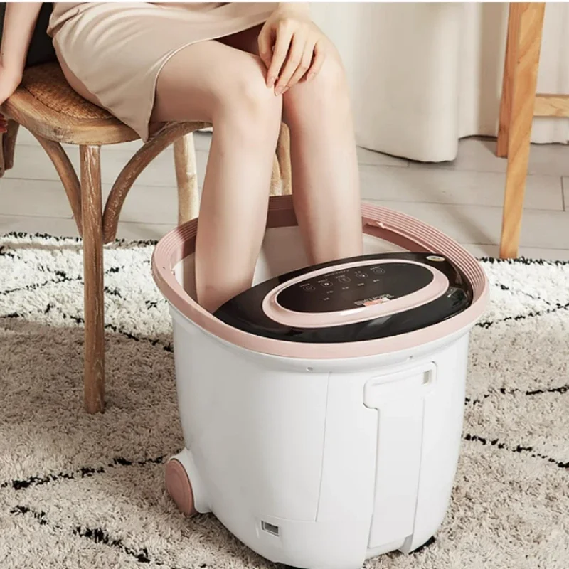 

Automatic Footbath Machine Electric Foot Bath Massage Constant Temperature Deep Bucket Over The Calf Pedicure Machine Footbath