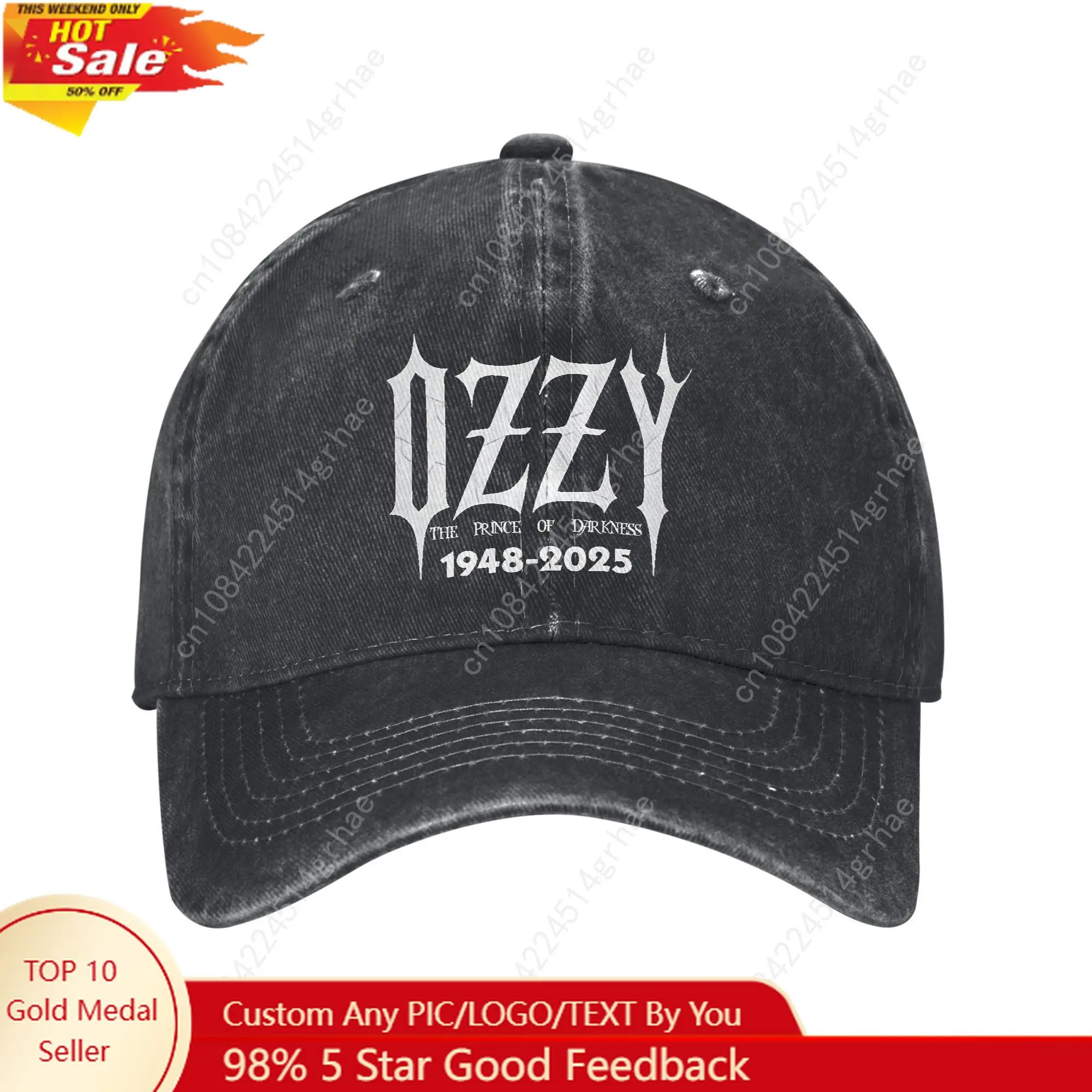 

Ozzy Osbourne 1948-2025 Rock Music Legend Trucker Hat Accessories For Unisex Baseball Cap Retro Headwear Snapback Cap Adjustable