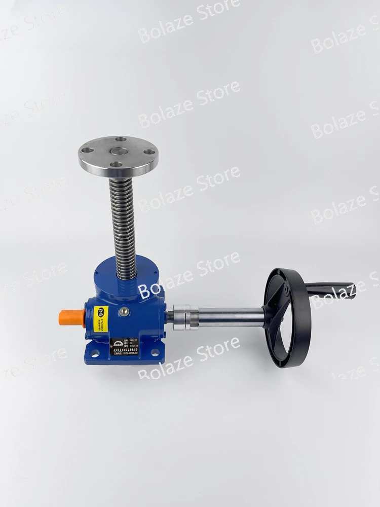 Screw Worm Gear Lift Small Hand Screw Vertical Platform Screw Hoist Lengthening Bar Lifting