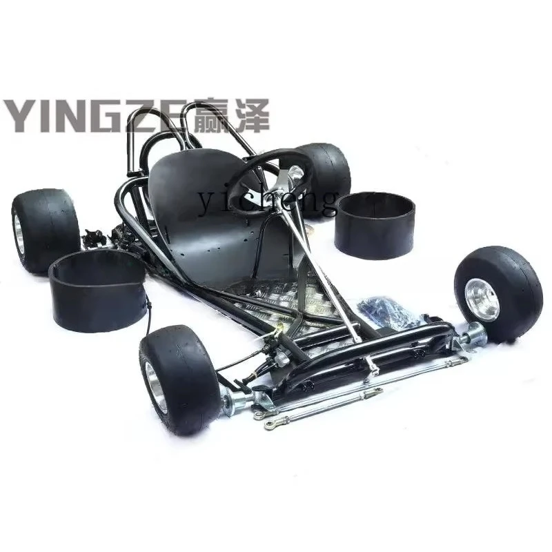 A1 restoration168cc four-wheel drift kart complete set of frame steering rear axle suspension with 5inch drift tires