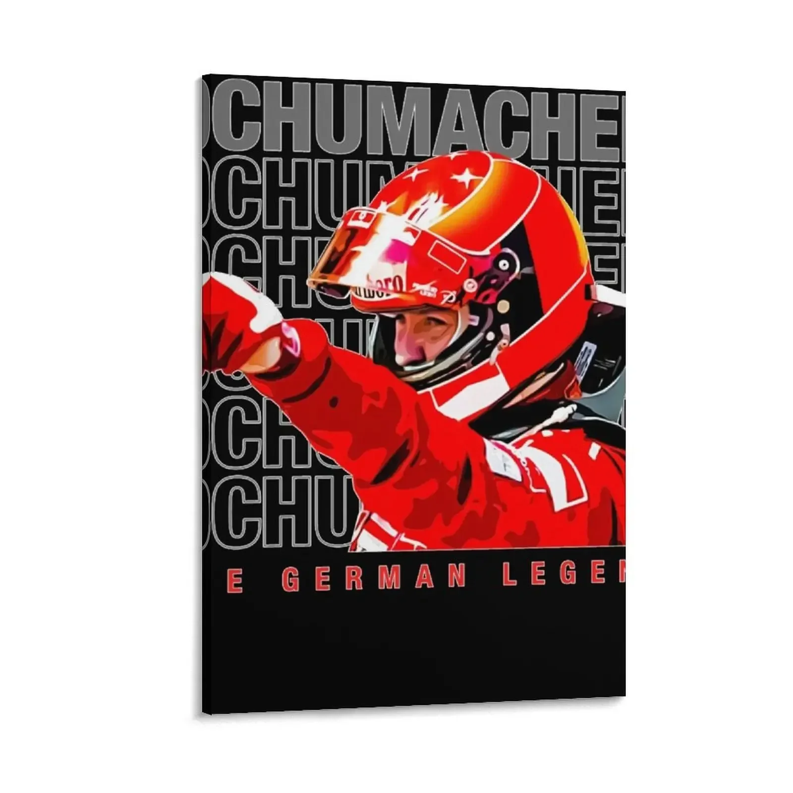 

Michael Schumacher helmet F1 legend Canvas Painting poster anime modern home decoration posters for wall