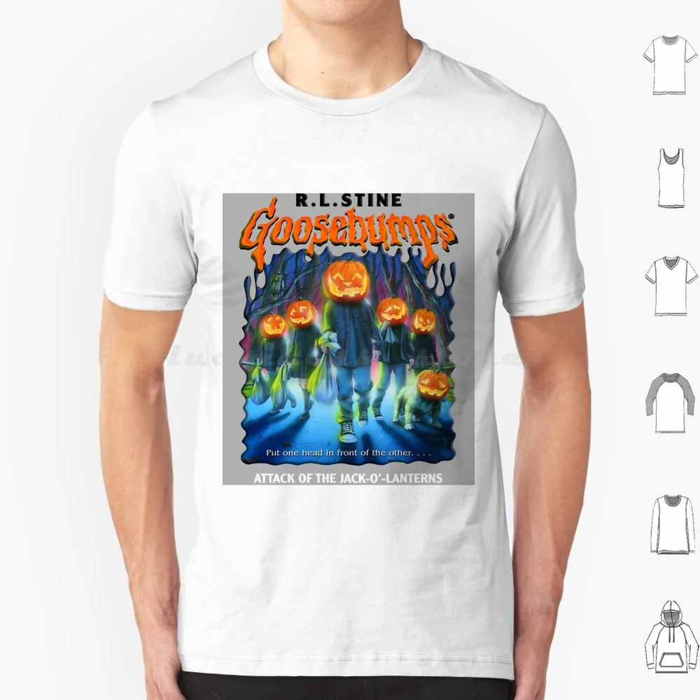 Goosebumps Attack T Shirt Big Size 100% Cotton Goosebumps Attack Jack Lanterns