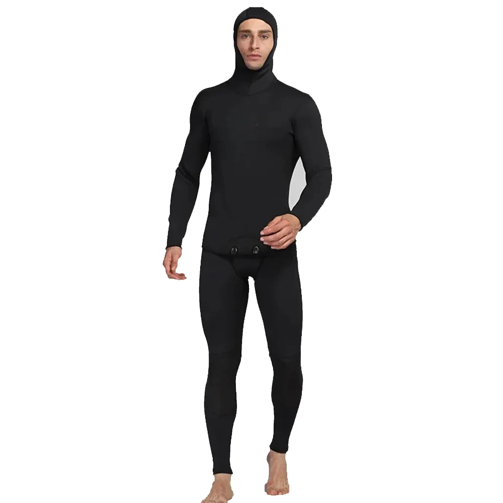 Wetsuit jacket ,Vest Pant ,3mm Neoprene Men\'s Diving Suit Split Scuba  Spearfishing Surfing  for cold water Swimsuit