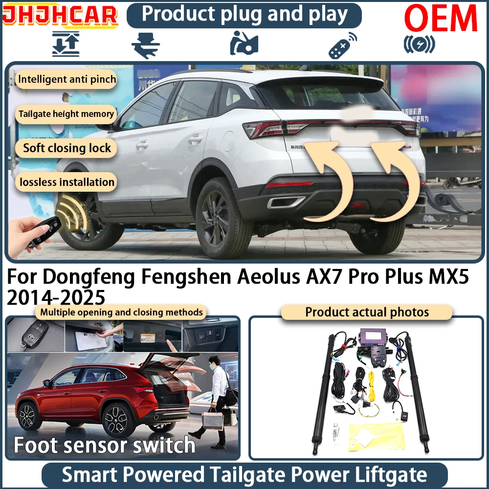 Smart Powered Tailgate For Dongfeng Fengshen Aeolus AX7 Pro Plus MX5 2014-2025 Power Liftgate System Key Remote Control Trunk