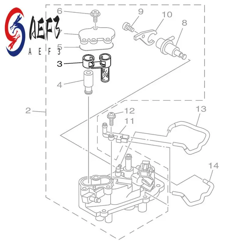 

AEF3-для подвесного двигателя Yamaha 115HP 200HP 225HP 250HP 300HP 350HP Крышка топливного фильтра VST 6CB-24501-01-00