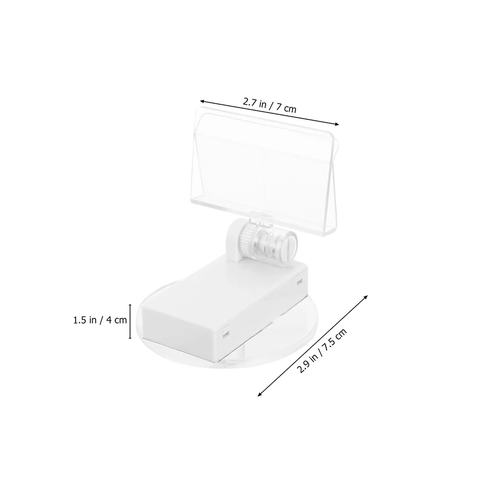 2 قطعة مشبك عرض مغناطيسي لعلامات الأسعار تسميات القوائم بطاقات الاسم الإعلانات استخدام حامل علامة الثلاجة سوبر ماركت مطعم التجزئة #4