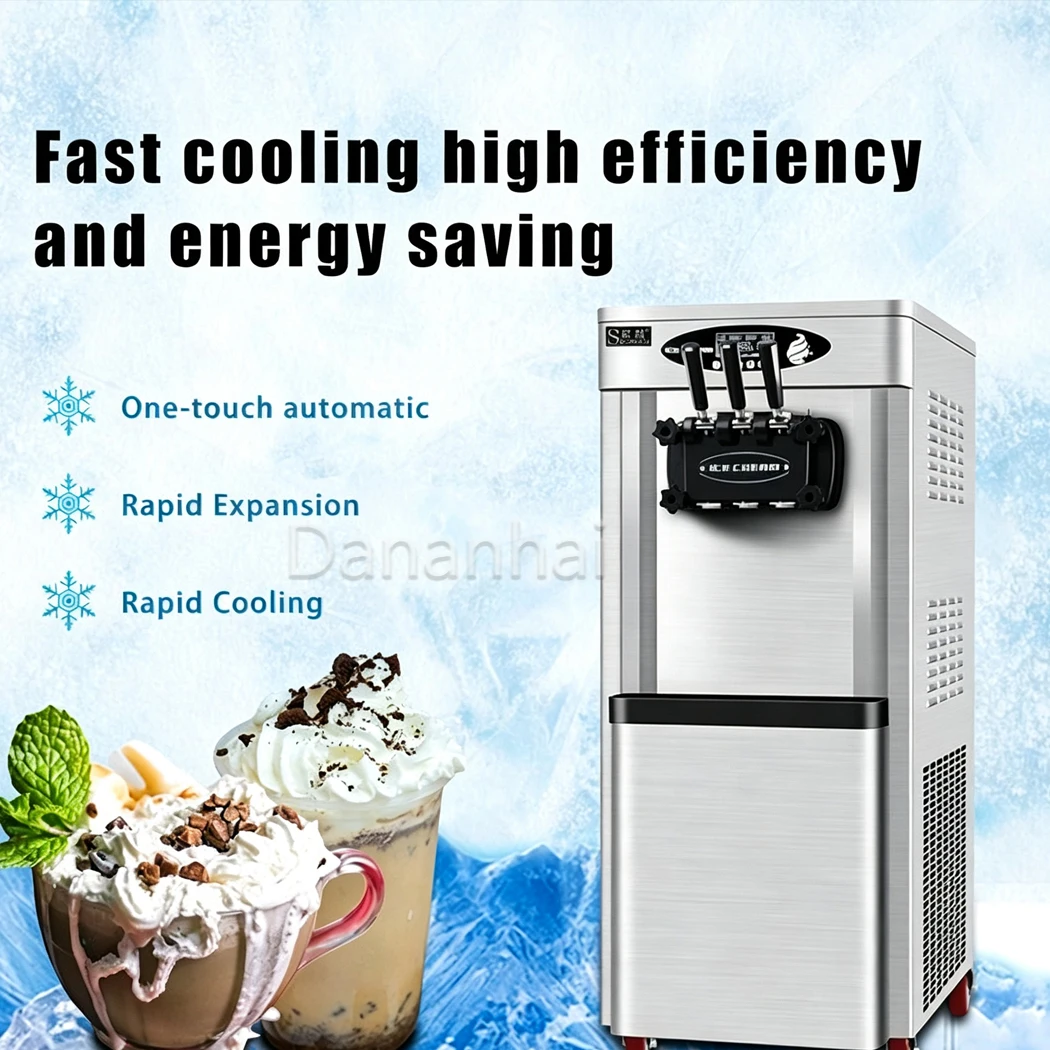 Portable Soft Ice Cream Machine With Stainless Steel Structure, Commercial Electric Popsicle Machine