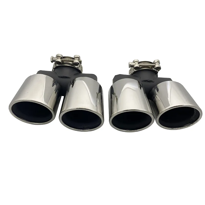 Tail throat exhaust pipe bilateral four stainless steel refit