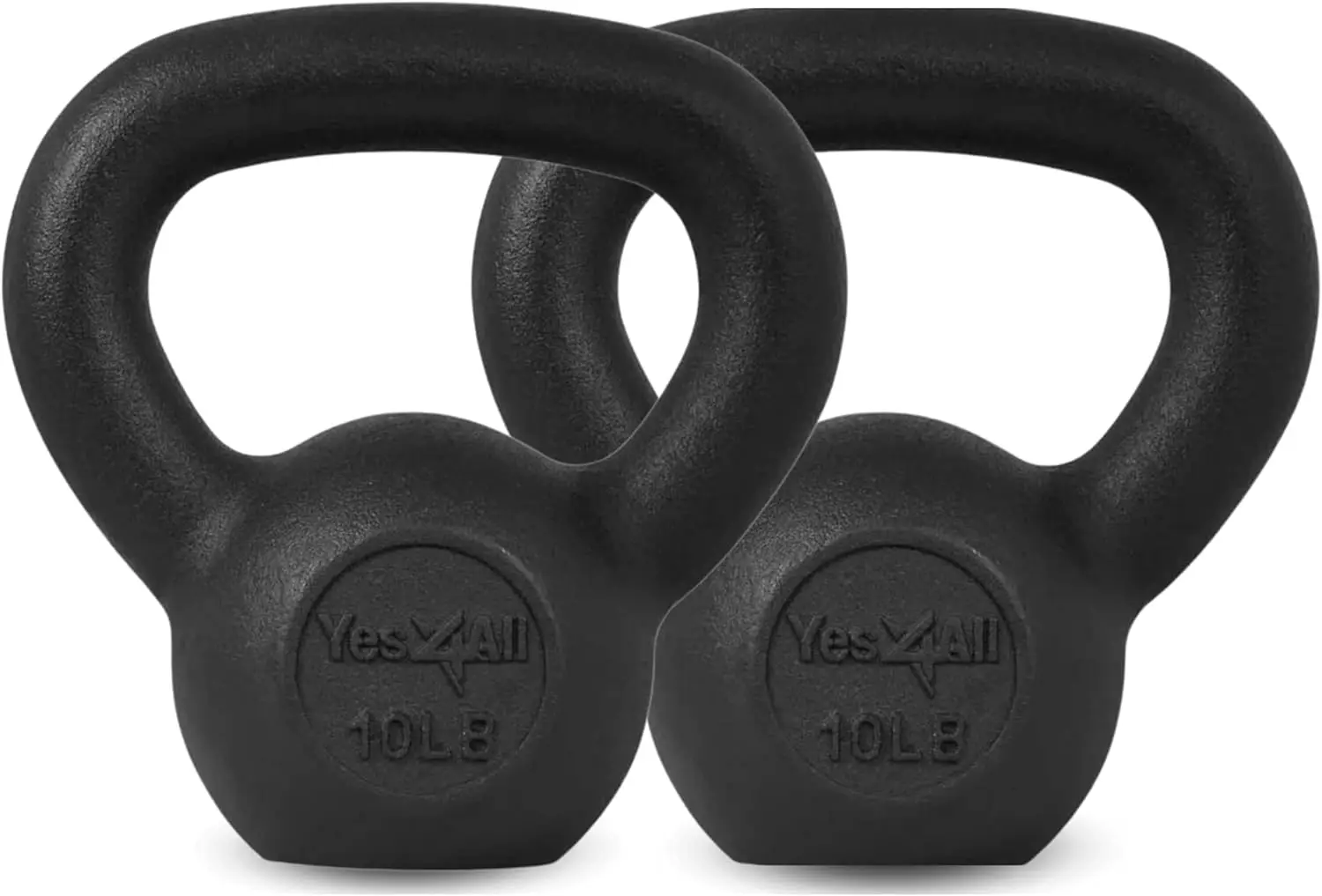 

Cast Iron Kettlebell Set 5-80 Lb for Full Body Strength Training and Workouts