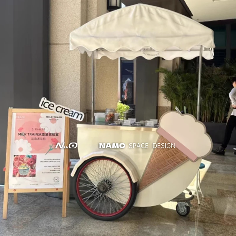 custom.Luxurious Metallic Mobile Sales Stall Cart Wedding Display Stand Trolley Promotional Stand