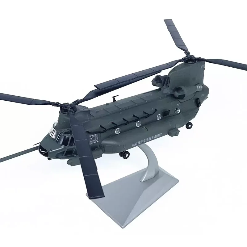 DieCast 1:72 Scale USA MH47G MH-47G CH-47 Chinook Twin-rotor Heavy Helicopter Alloy Aircraft Model Military Collection Toy