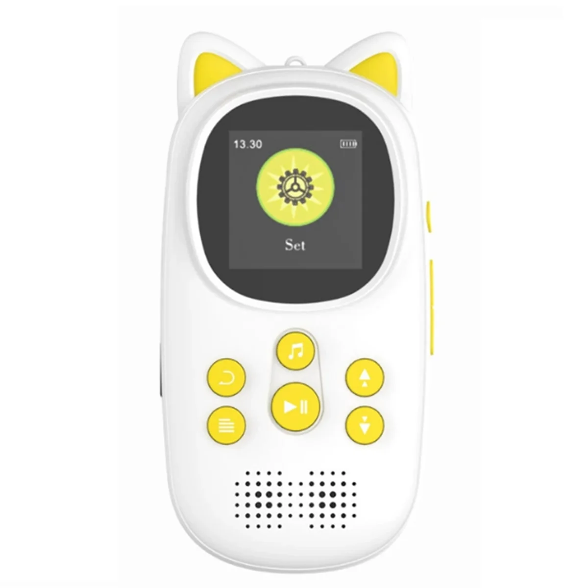 

POP-l32GB MP3 Player Bluetooth,Portable Music Player for Kids Built-in HD Speaker Support Voice Recording Pedometer FM